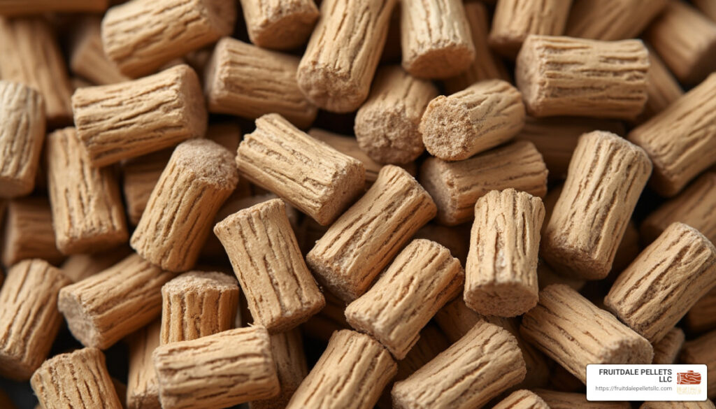 low ash wood pellets