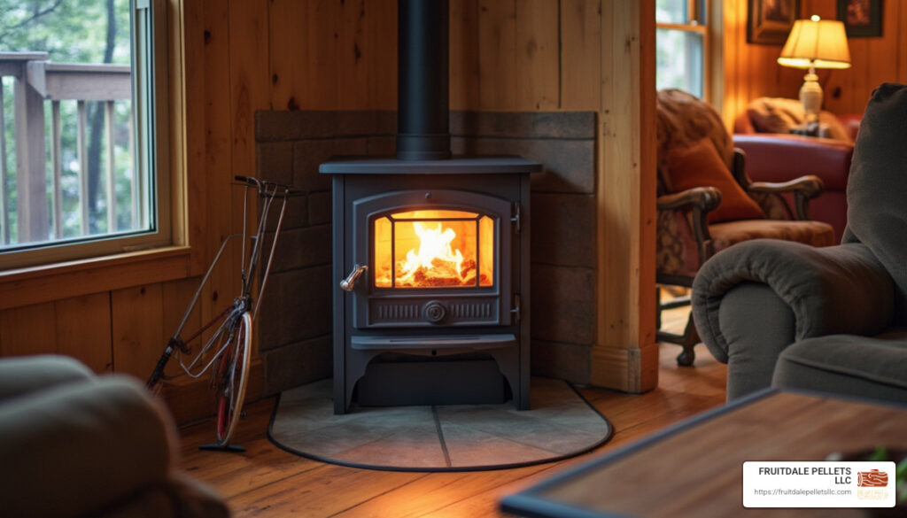 pellet stove