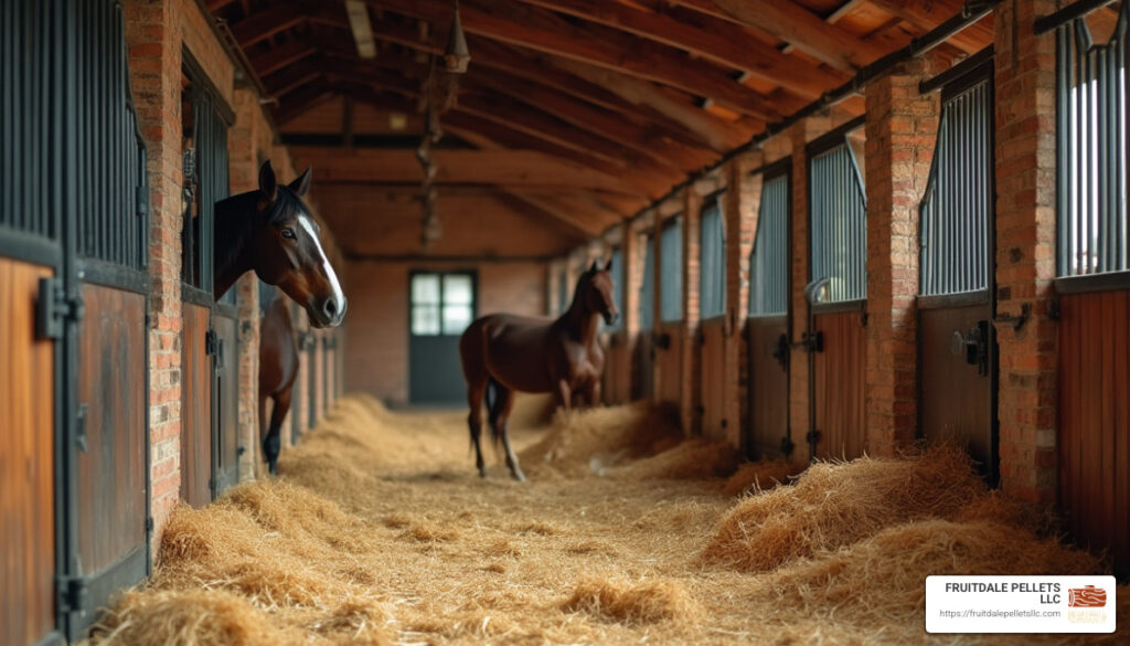 straw pellets for horses